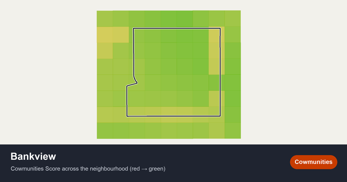 Map of Bankview in Calgary