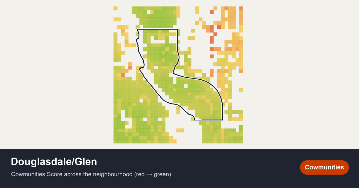 Map of Douglasdale/Glen in Calgary