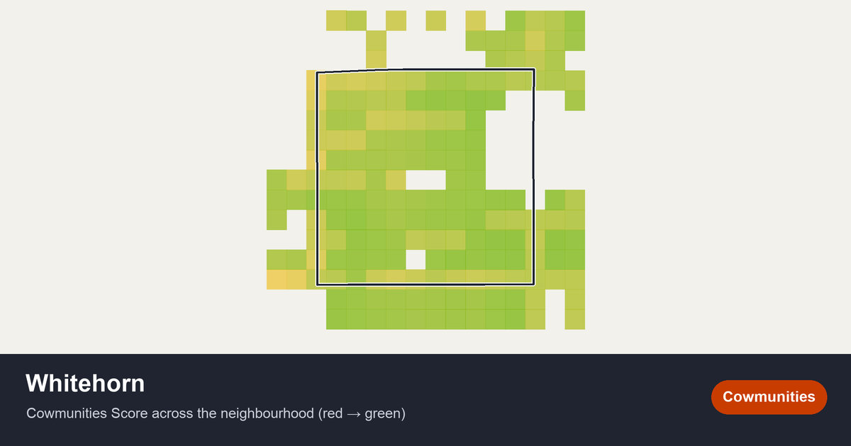 Map of Whitehorn in Calgary