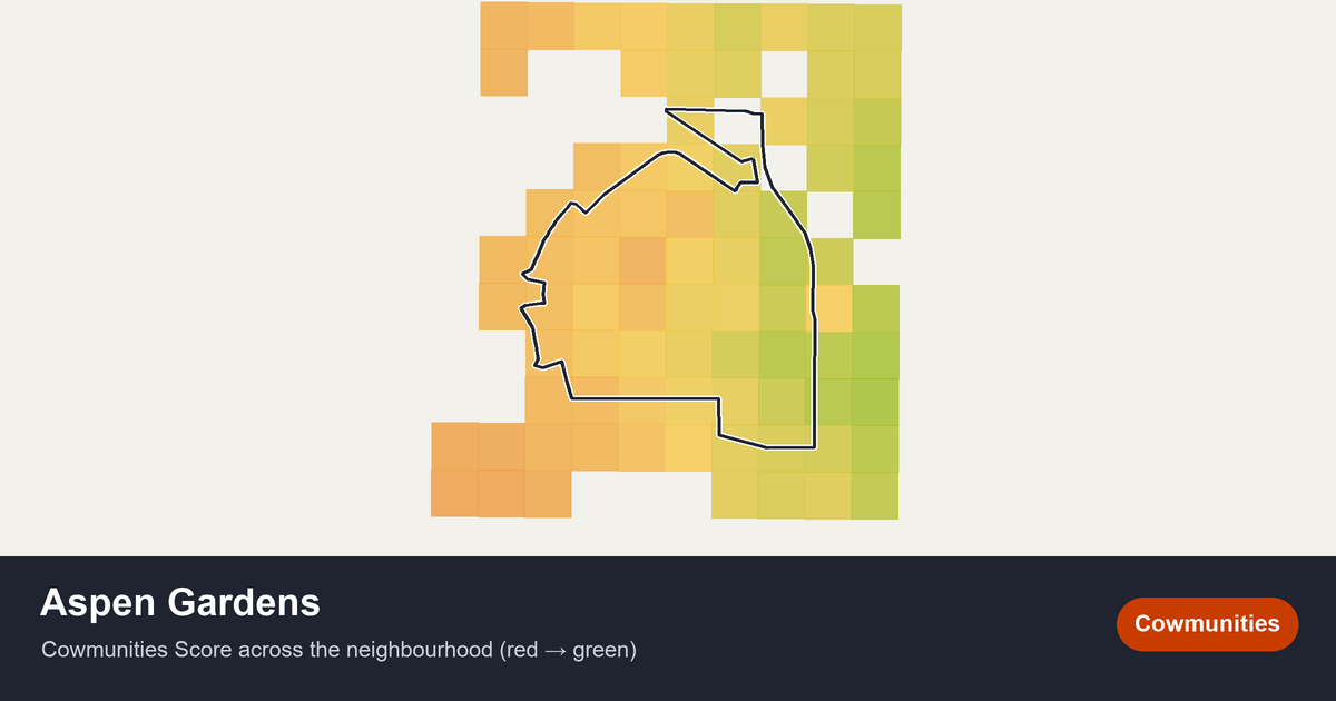Map of Aspen Gardens in Edmonton