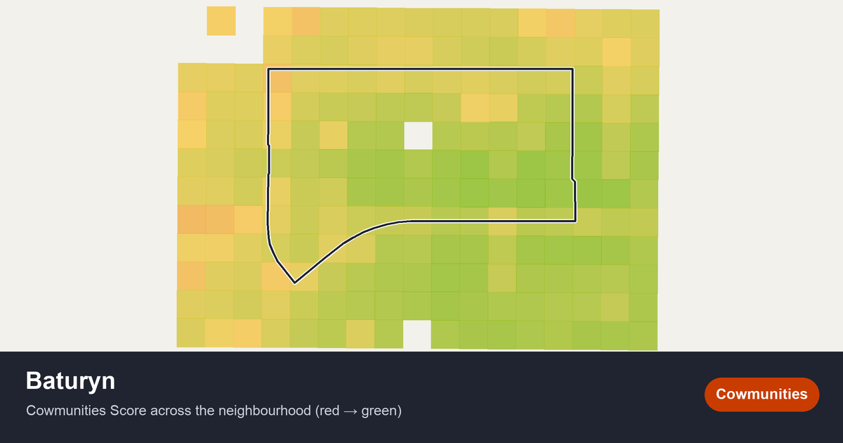 Map of Baturyn in Edmonton