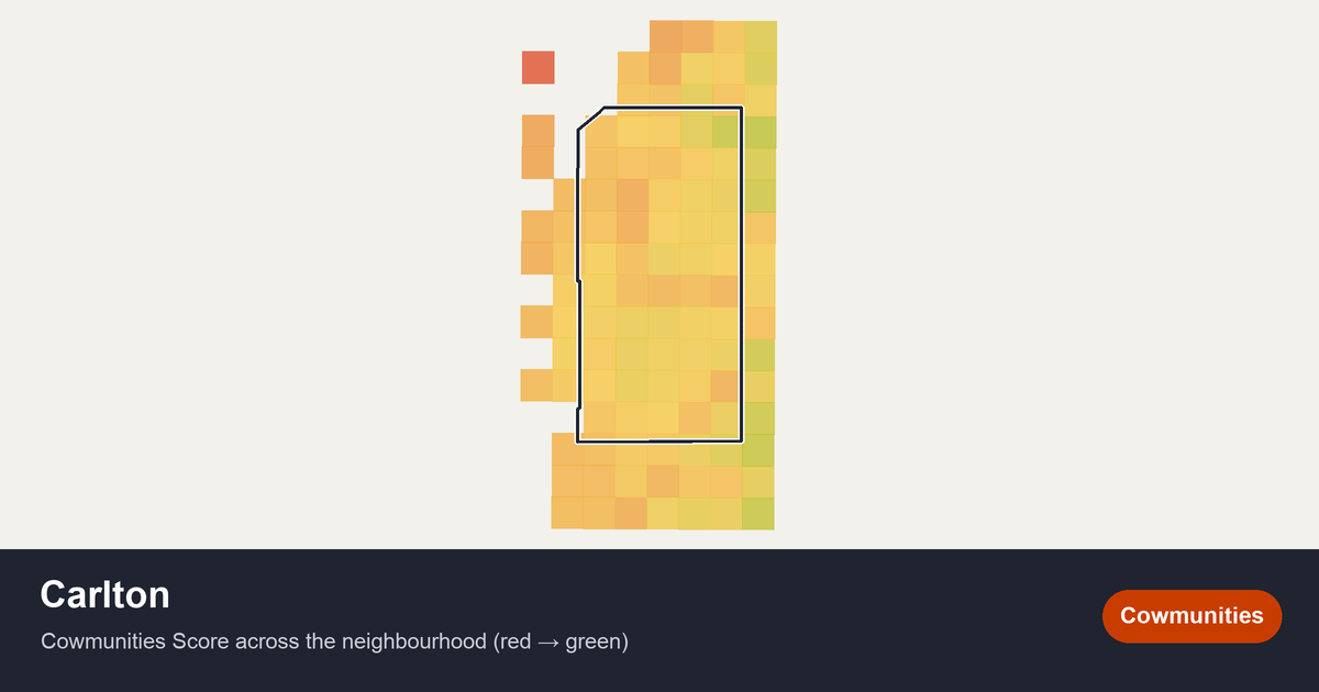 Map of Carlton in Edmonton