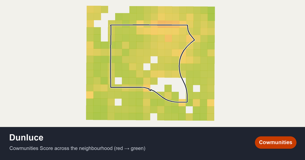 Map of Dunluce in Edmonton