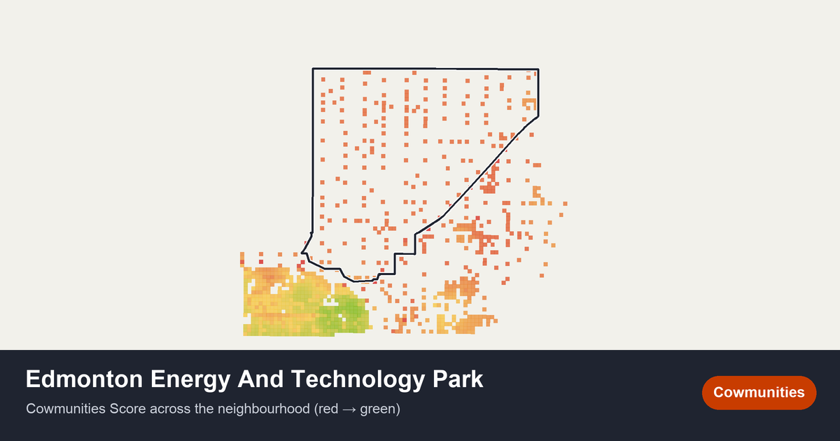 Map of Edmonton Energy And Technology Park in Edmonton