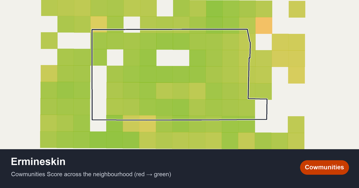 Map of Ermineskin in Edmonton