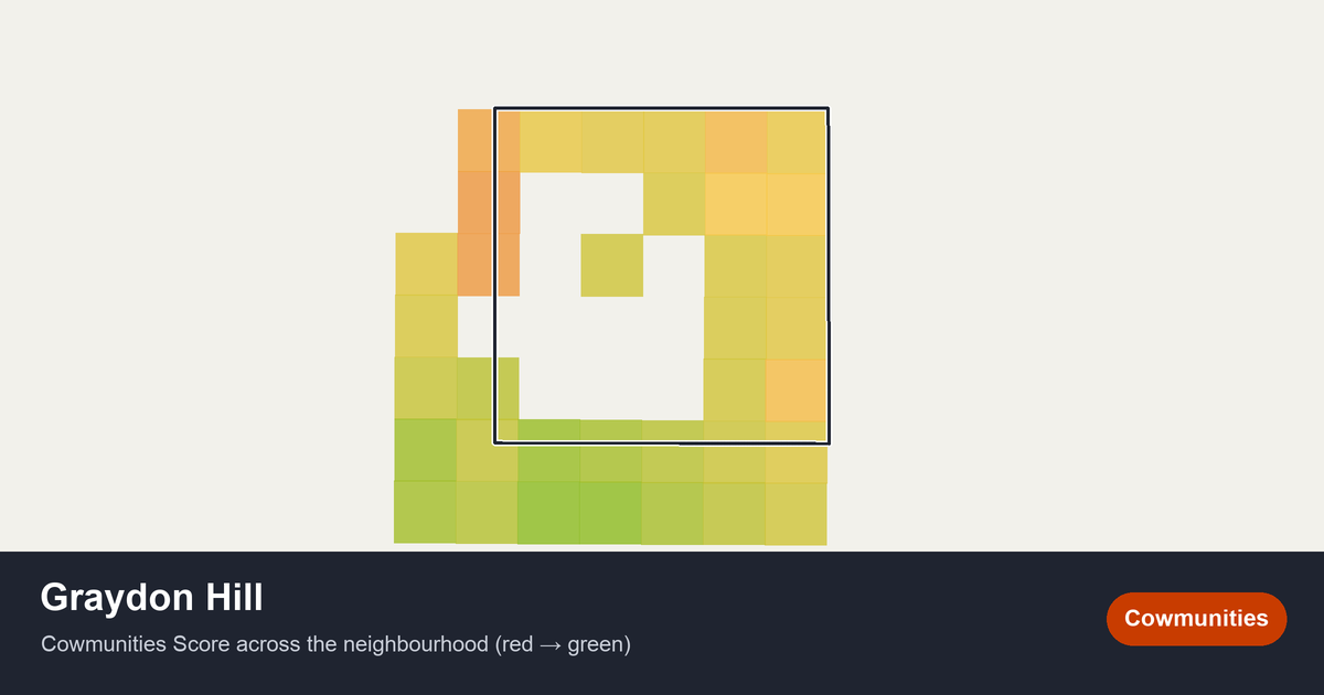 Map of Graydon Hill in Edmonton