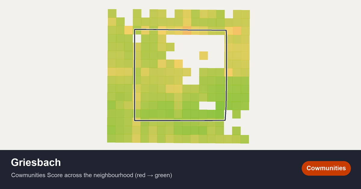 Map of Griesbach in Edmonton