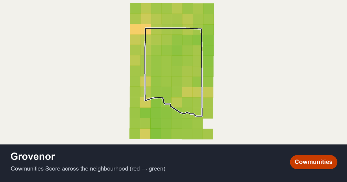 Map of Grovenor in Edmonton