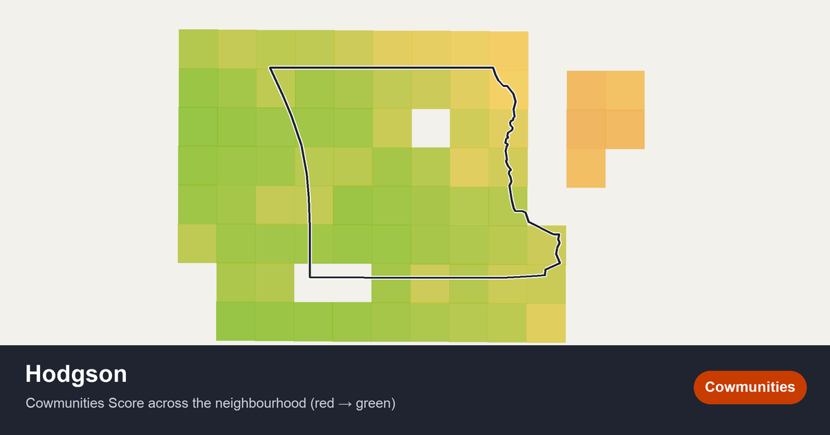 Map of Hodgson in Edmonton
