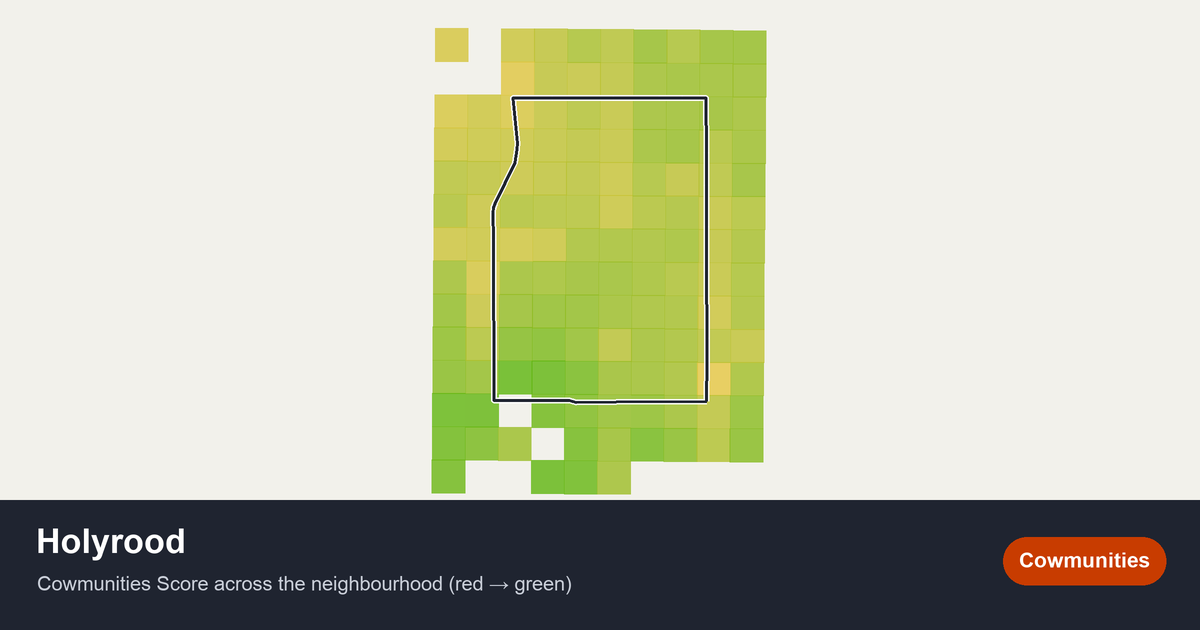 Map of Holyrood in Edmonton