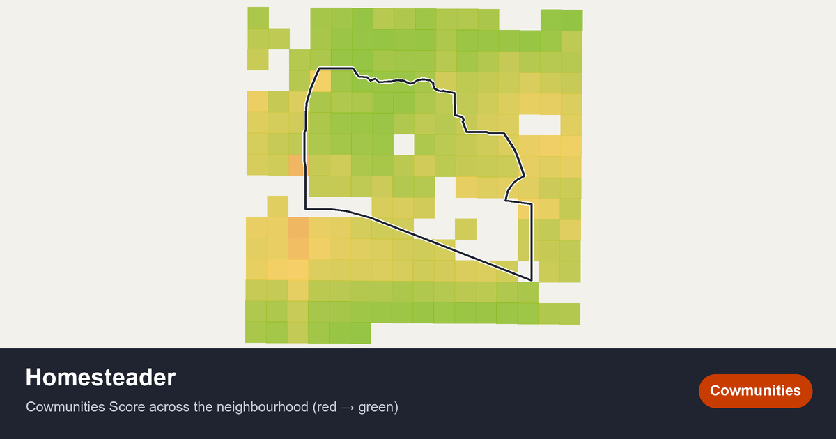 Map of Homesteader in Edmonton