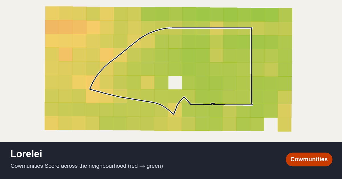 Map of Lorelei in Edmonton