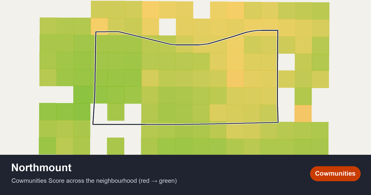 Map of Northmount in Edmonton