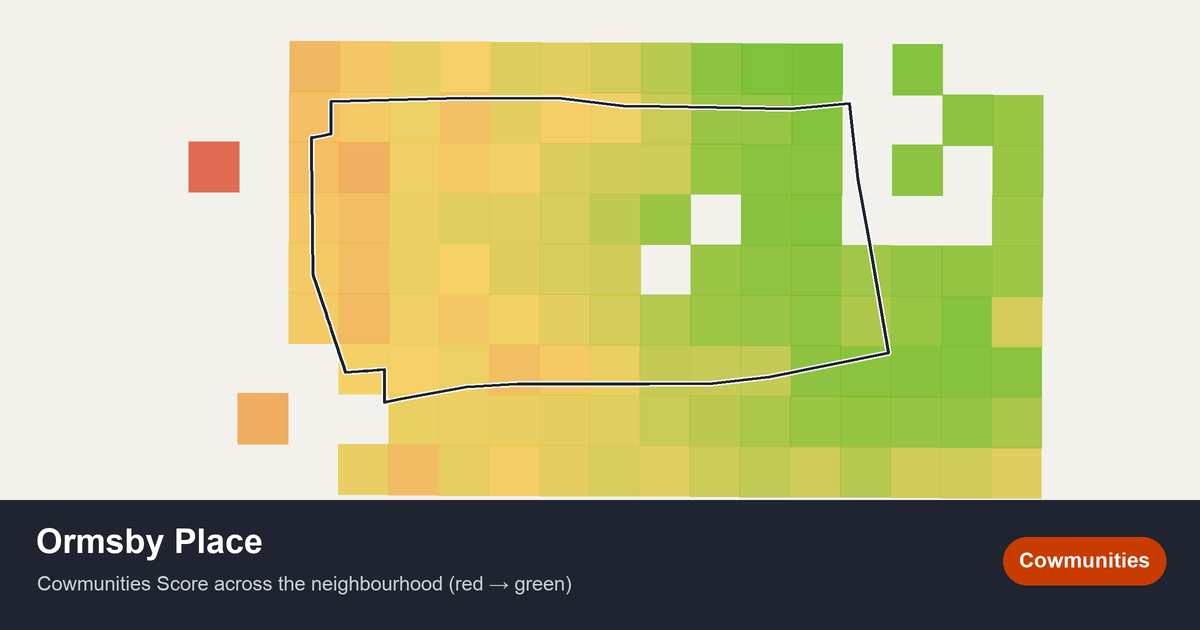 Map of Ormsby Place in Edmonton