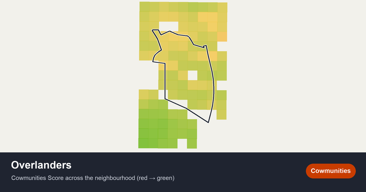 Map of Overlanders in Edmonton