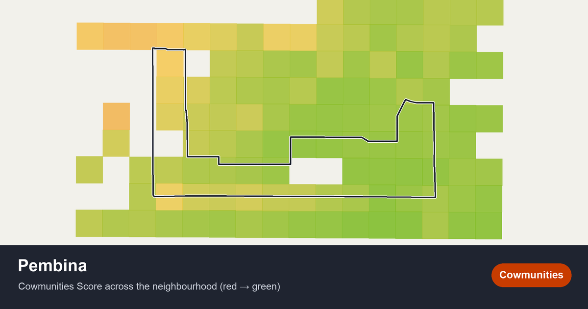 Map of Pembina in Edmonton