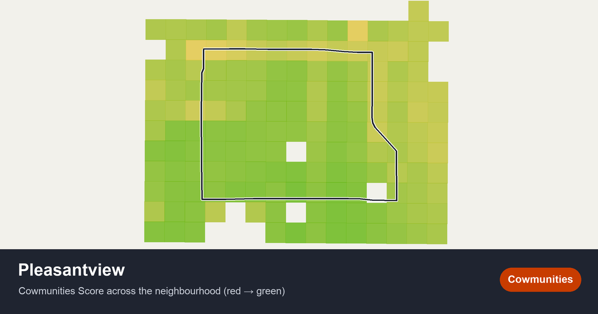 Map of Pleasantview in Edmonton