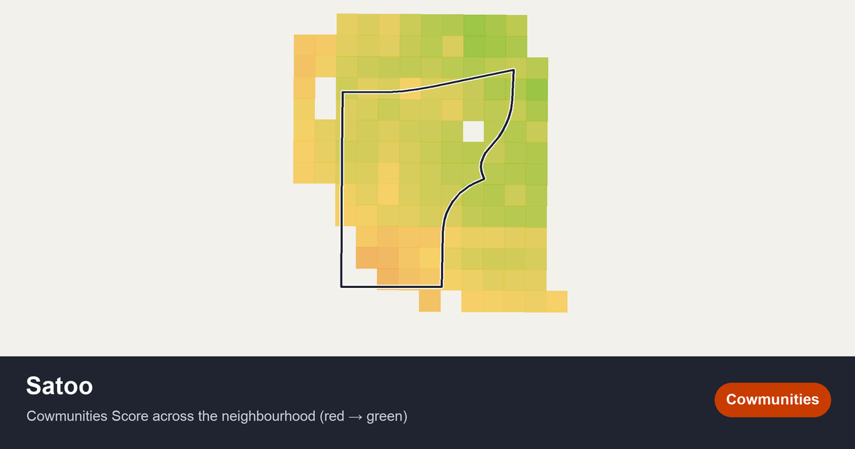 Map of Satoo in Edmonton