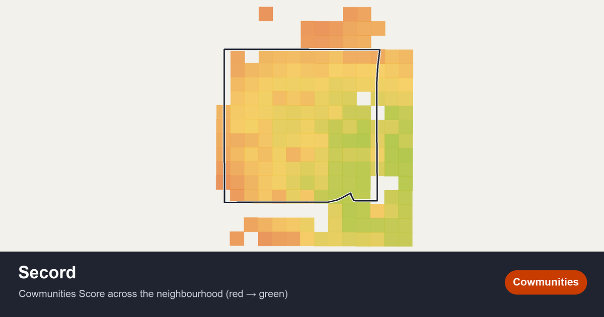 Map of Secord in Edmonton