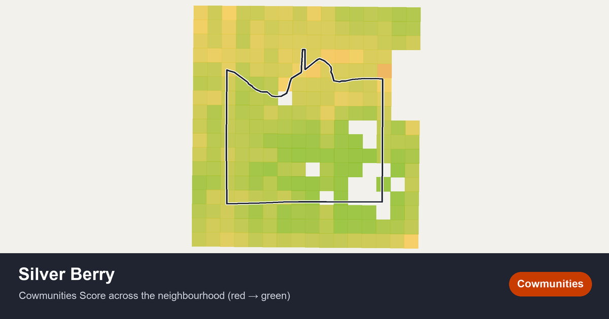 Map of Silver Berry in Edmonton