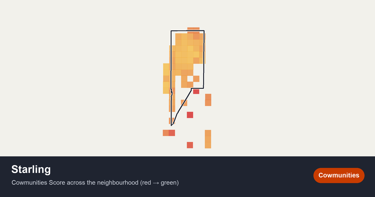 Map of Starling in Edmonton
