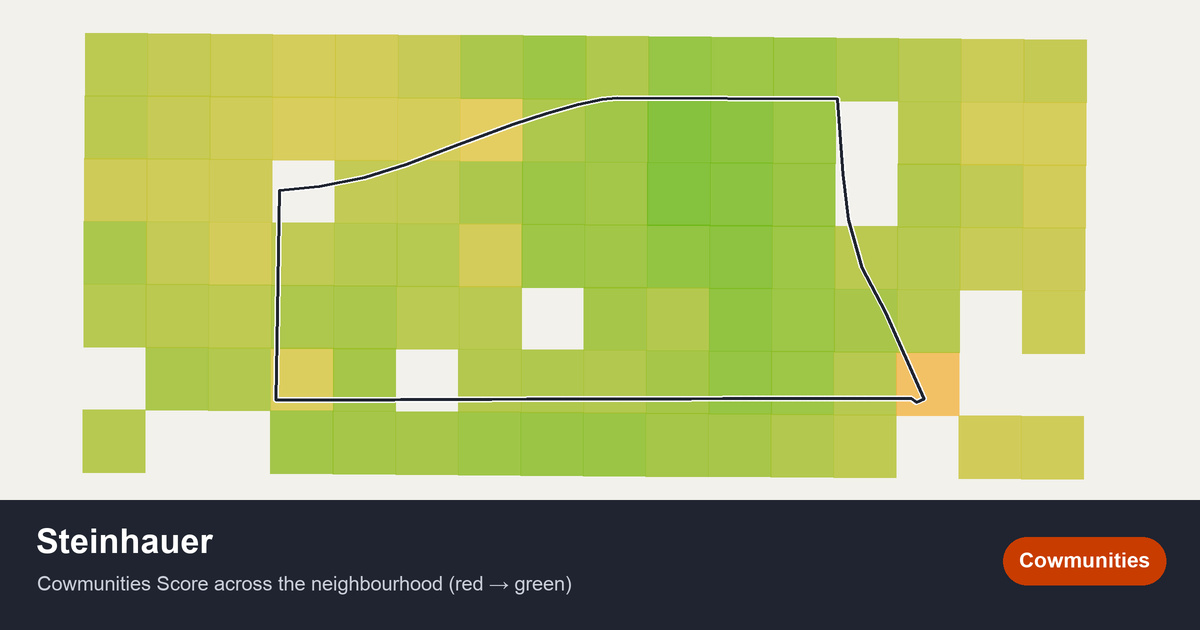 Map of Steinhauer in Edmonton