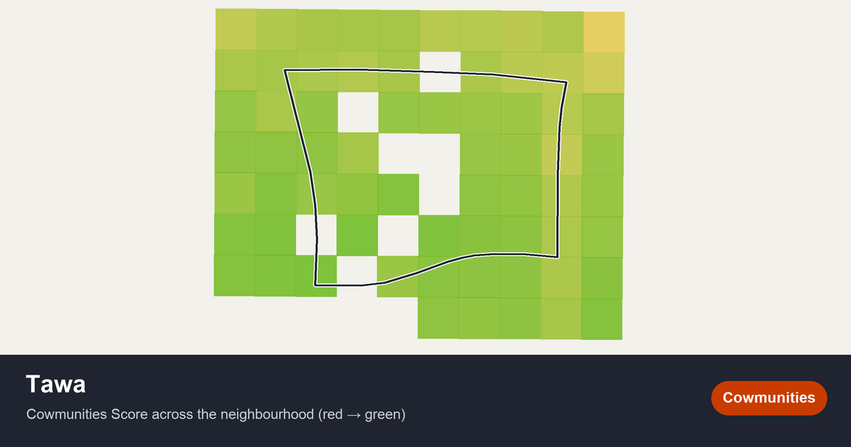 Map of Tawa in Edmonton