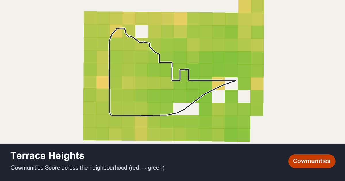 Map of Terrace Heights in Edmonton