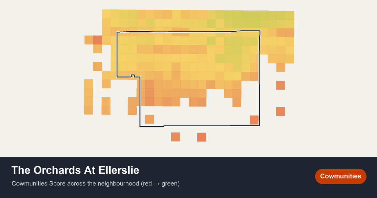 Map of The Orchards At Ellerslie in Edmonton