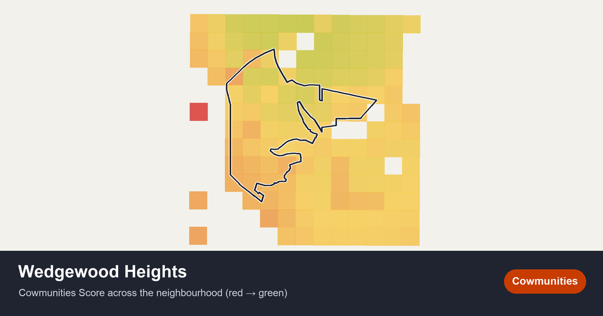 Map of Wedgewood Heights in Edmonton
