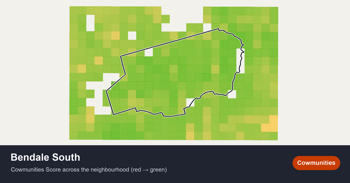 Map of Bendale South in Toronto