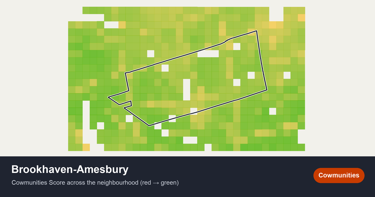 Map of Brookhaven-Amesbury in Toronto