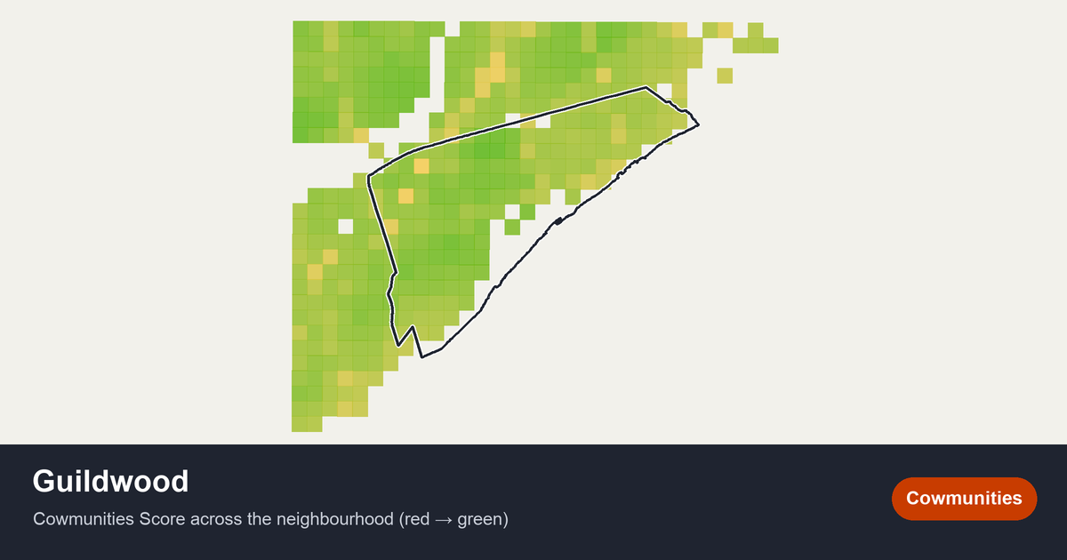 Map of Guildwood in Toronto