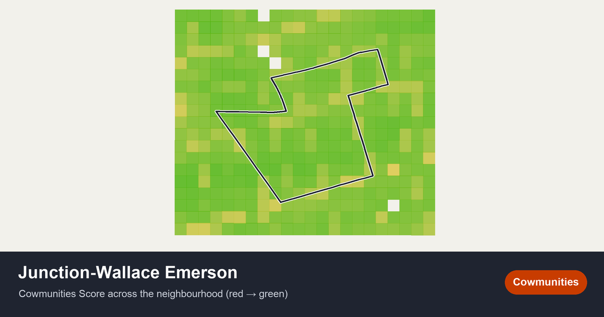 Map of Junction-Wallace Emerson in Toronto