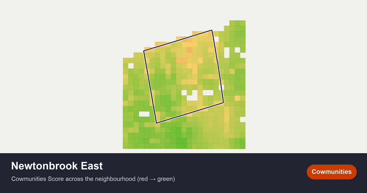 Map of Newtonbrook East in Toronto