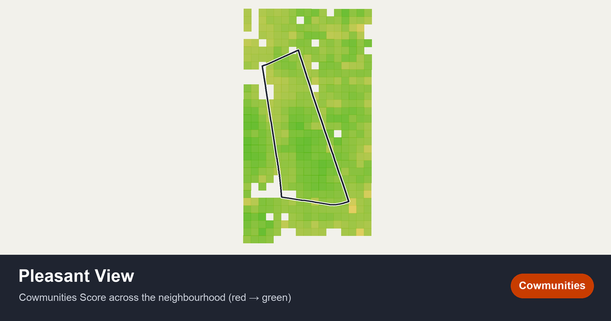Map of Pleasant View in Toronto