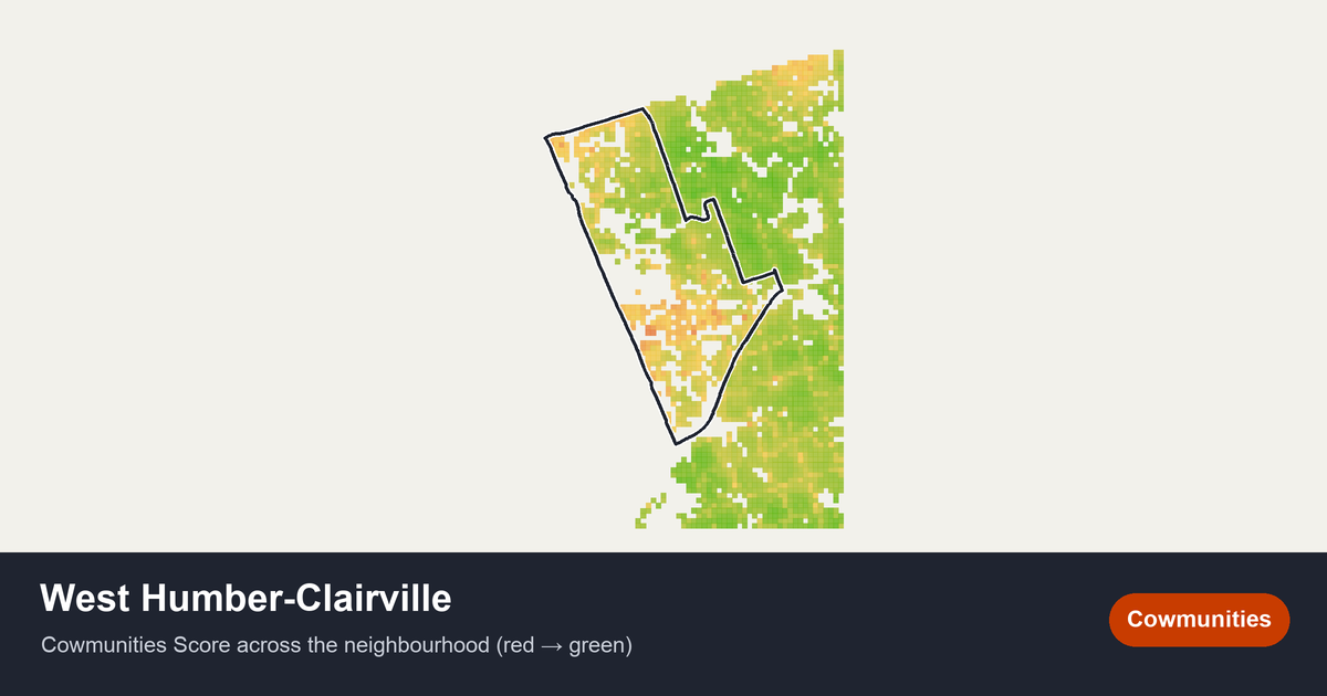 Map of West Humber-Clairville in Toronto